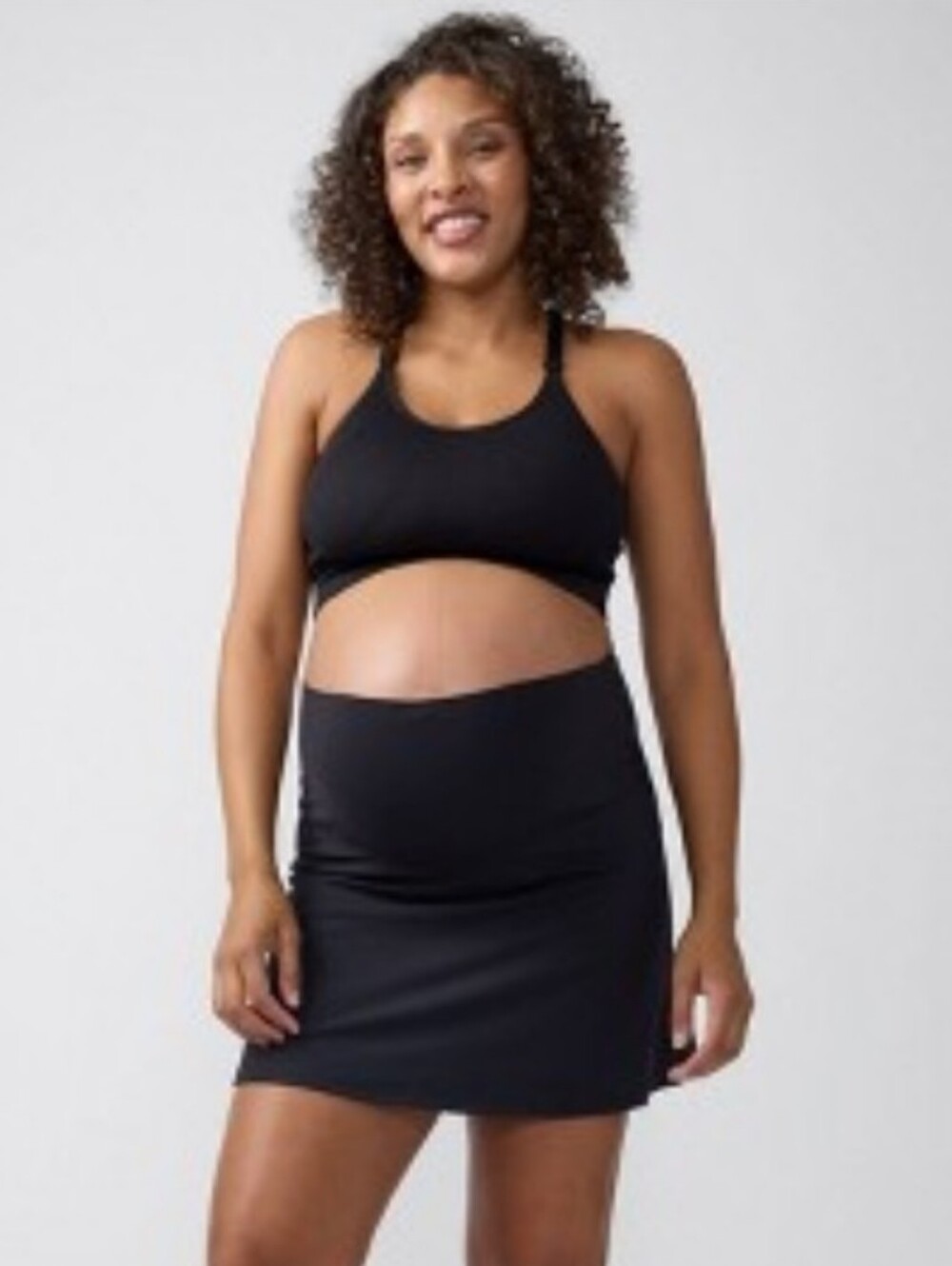 Isabel Black Maternity Skort - XXL - NWT